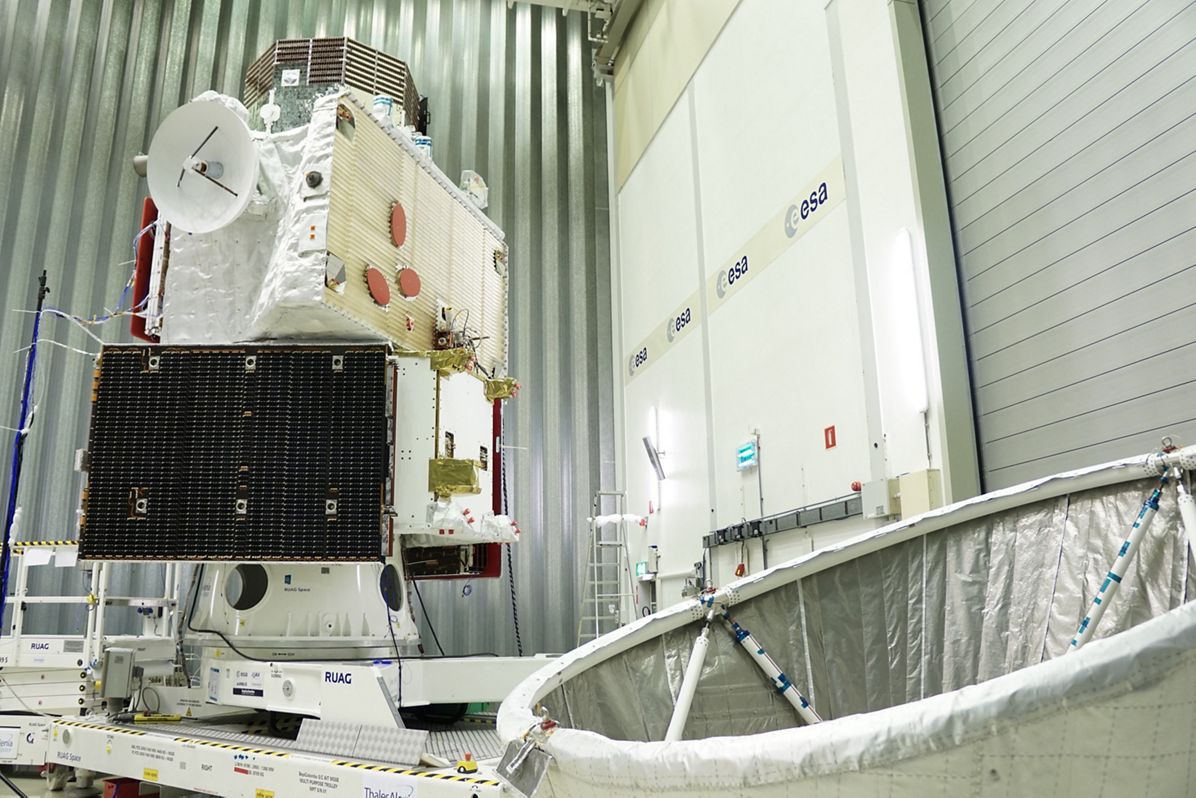 BepiColombo - Stack configuration and MOSIF