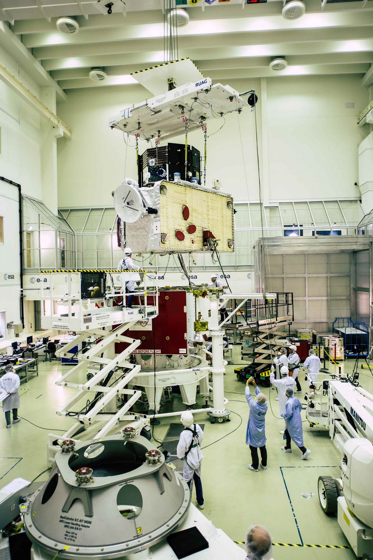 BepiColombo - Stack building