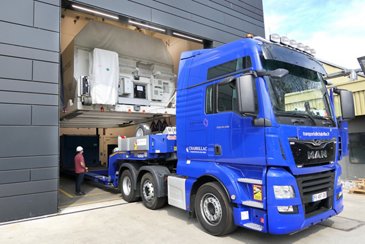 JUICE leaving Friedrcihshafen / Trnsport