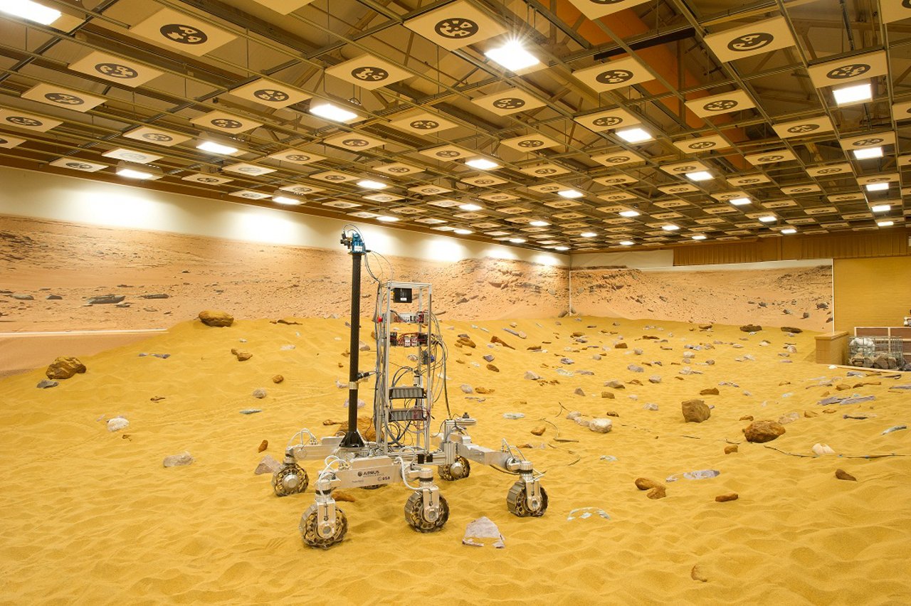 位于斯蒂夫尼奇基地的最先进的扩展火星场漫游者试验区