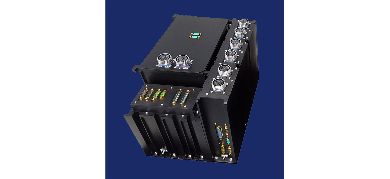 A digital rendering of Airbus’ Elektro power processing unit (PPU) for hall effect thrusters.   