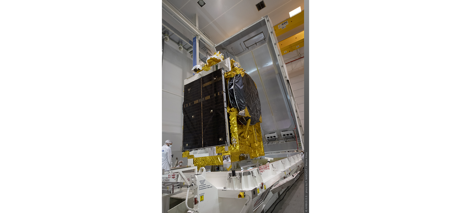 Airbus Defence and Space is co-prime contractor for the TIBA-1 communications spacecraft built for the Government of Egypt