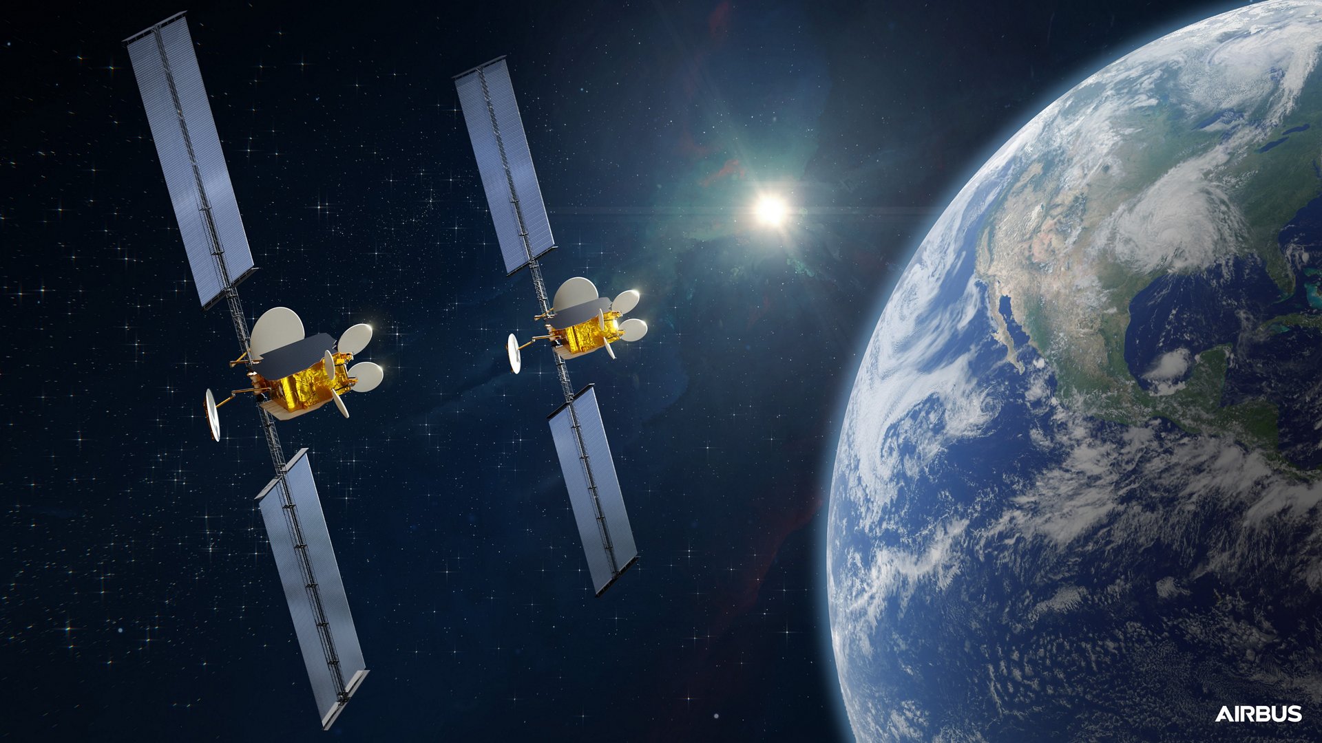 Airbus has signed a contract with Intelsat to build two OneSat satellites operating in multiple frequency bands for Intelsat’s next-generation software-defined network. The contract was signed on 31 December 2020.
