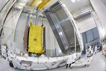 EUTELSAT QUANTUM Loaded In Container
