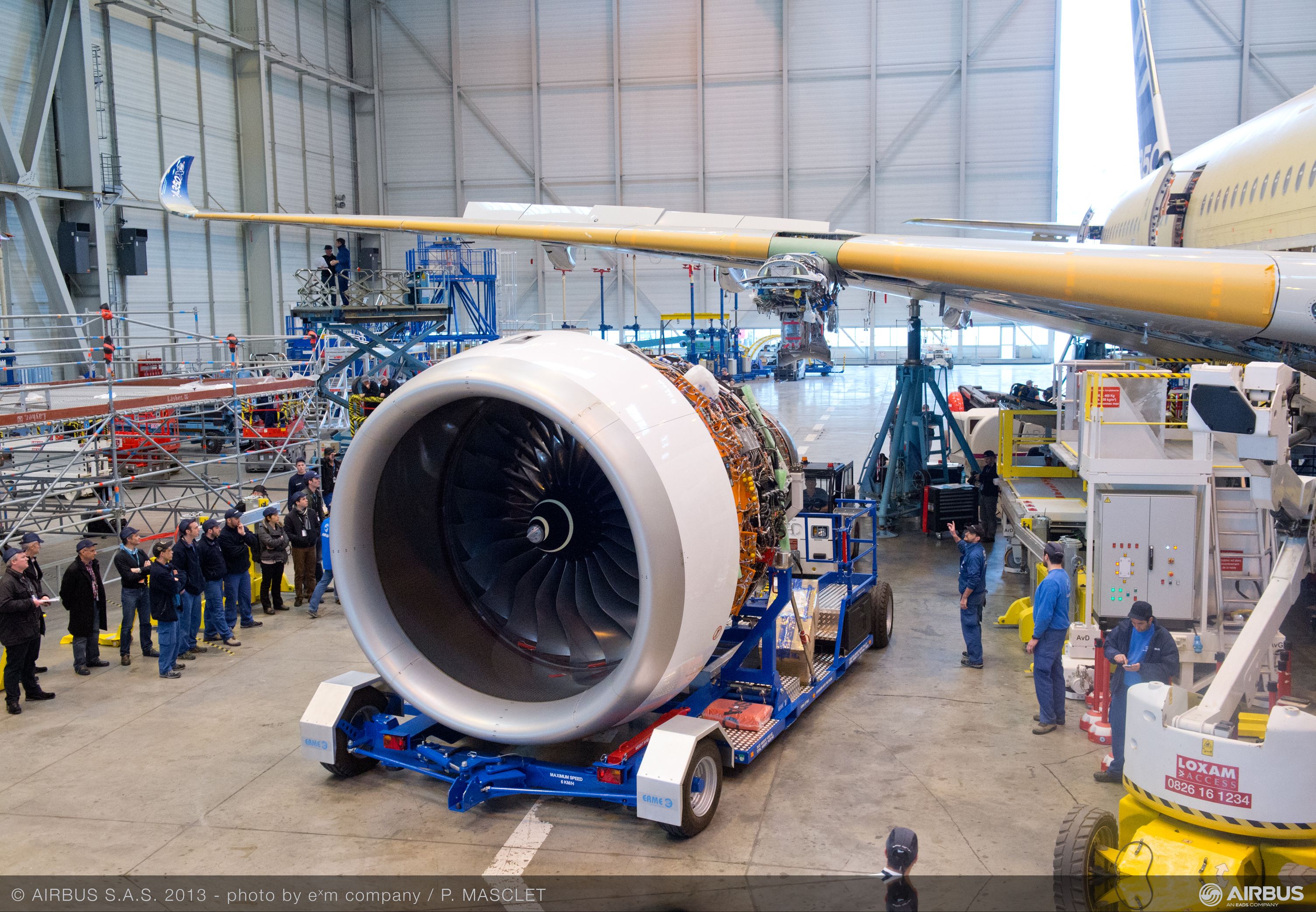 Airbus Instala El Motor Rolls Royce Trent Xwb Y El Apu
