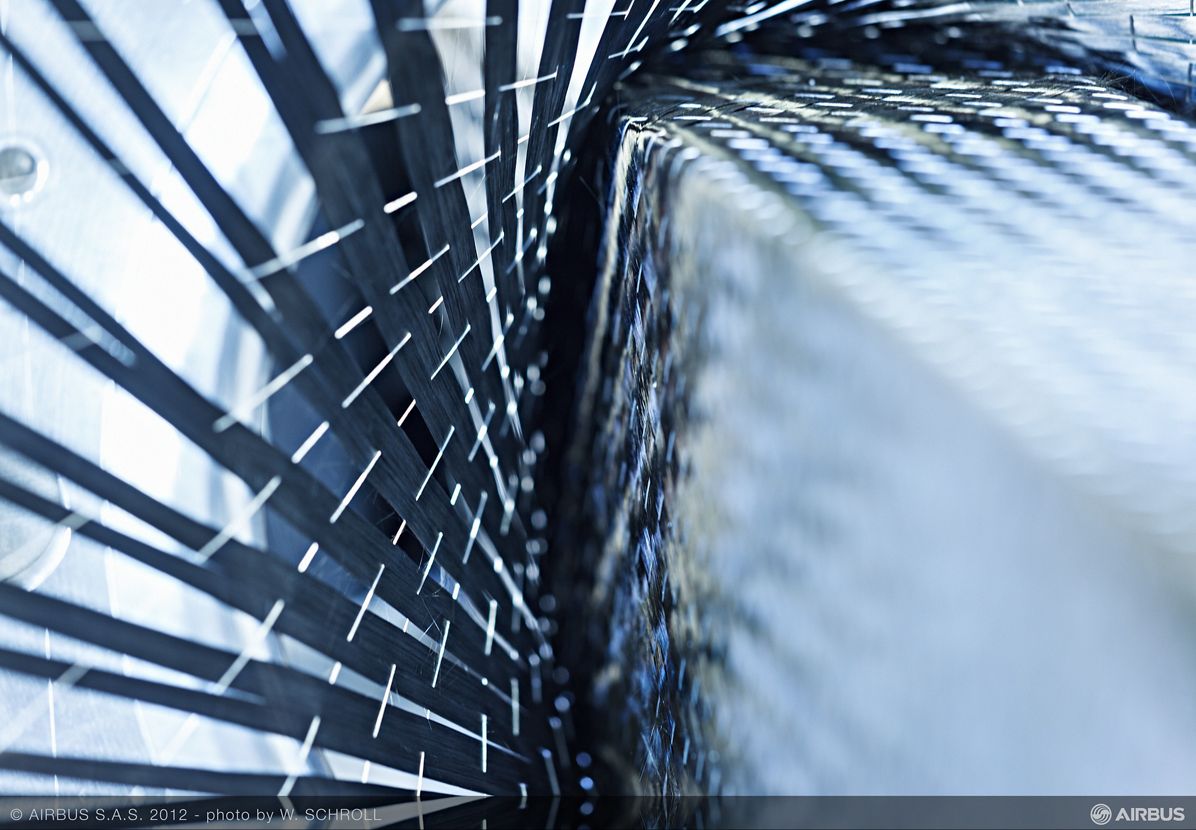 Airbus_Carbon fibre weaving 4