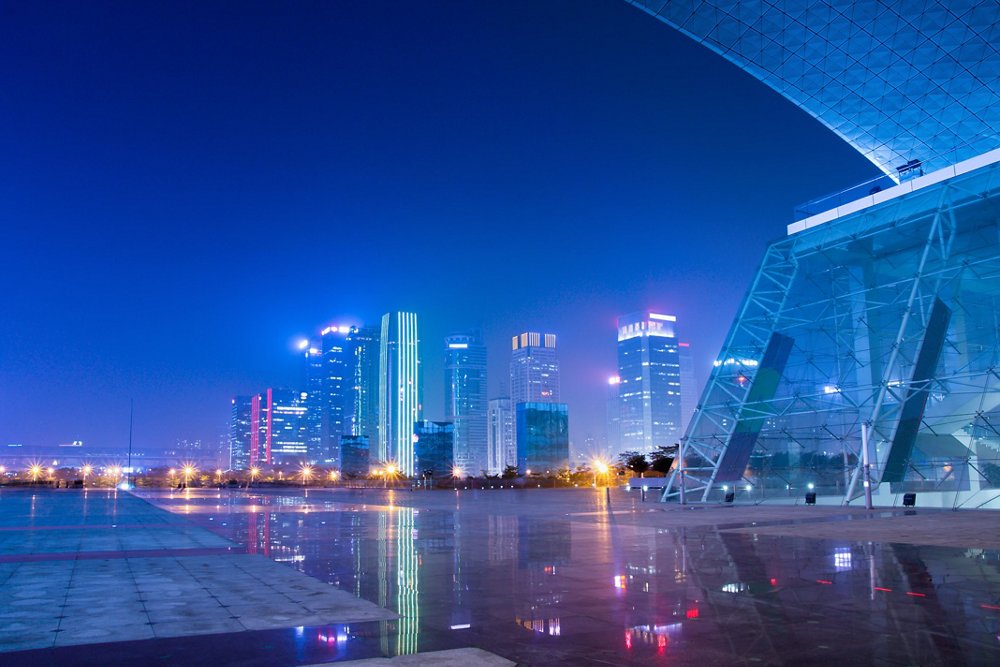 A representation of the Airbus China Innovation Centre in Shenzhen, China. 
